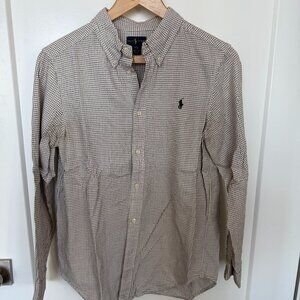 Boys Polo Ralph Lauren Large 14-16 Button Down Collar Shirt